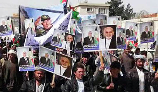 Noor, Dostum Loyalists  Stage Rallies in Balkh